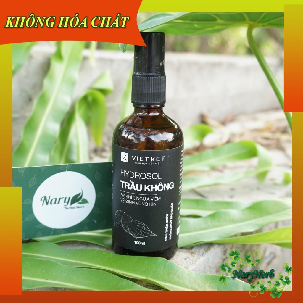 Xịt Rửa Phụ Khoa Lá Trầu Không Vietket  🍀Trị Ngứa - Se Khít  🍀 100ml