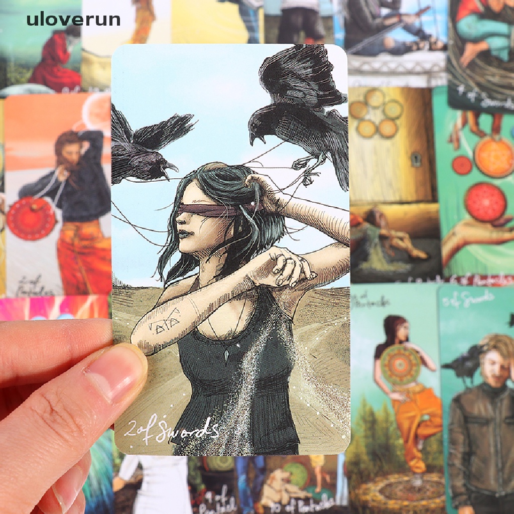 Uloverun Bộ Bài Tarot Tiếng Anh Đa Năng Tiện Lợi