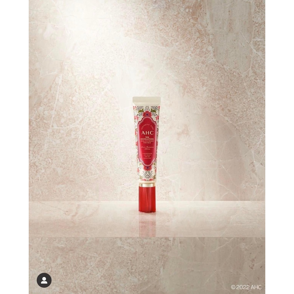 Kem Dưỡng Mắt AHC x L'ESCAPE Ten Revolution Real Eye Cream For Face Paris Fantaisie Edition 30ml