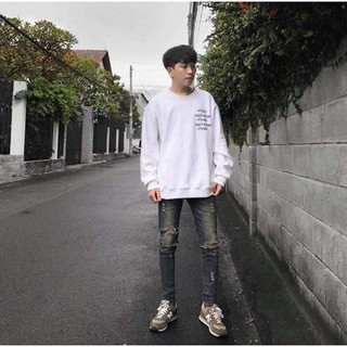 Áo thun tay dài I'm Fine Trắng