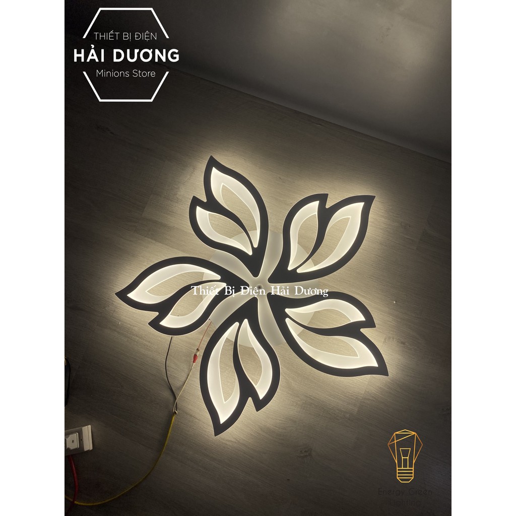 Đèn LED Ốp Trần Decor Mâm Tam Giác OT-060, Mâm Đuôi Cáo OT-062, Mâm Lá OT-068 - 3 Chế Độ Ánh Sáng - Tăng Giảm Ánh Sáng