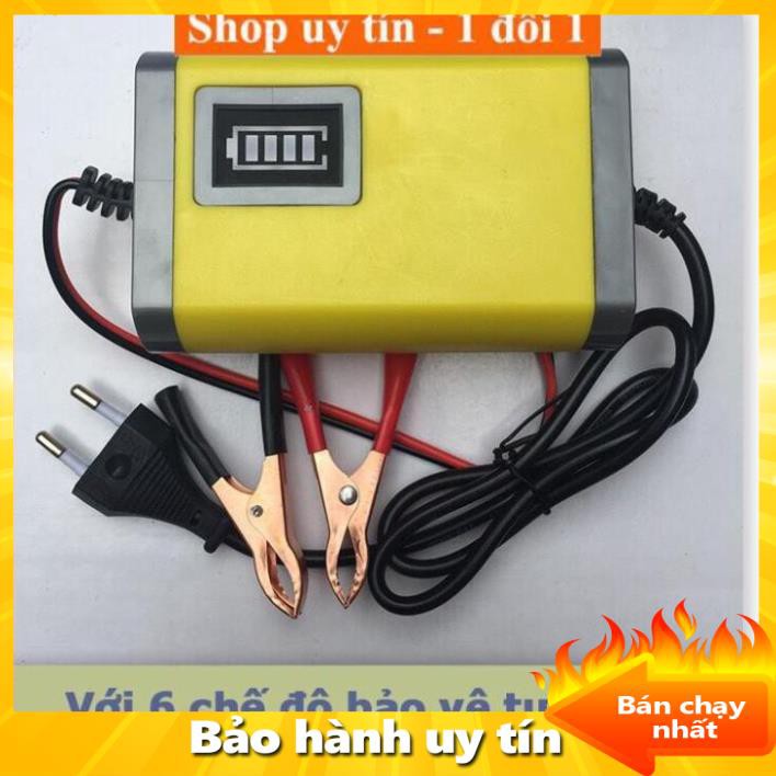 [ Xả kho tết] Bộ sạc acquy 12V-2A thông minh cao cấp -Bộ nạp ác quy tự ngắt Sạc Nhanh - Bảo hành uy tín