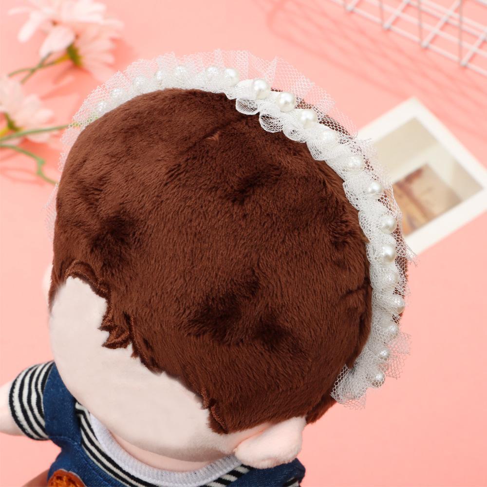 LAYOR1 Quần Yếm Denim Hình Gấu Nâu Hoạt Hình DIY Trang Trí