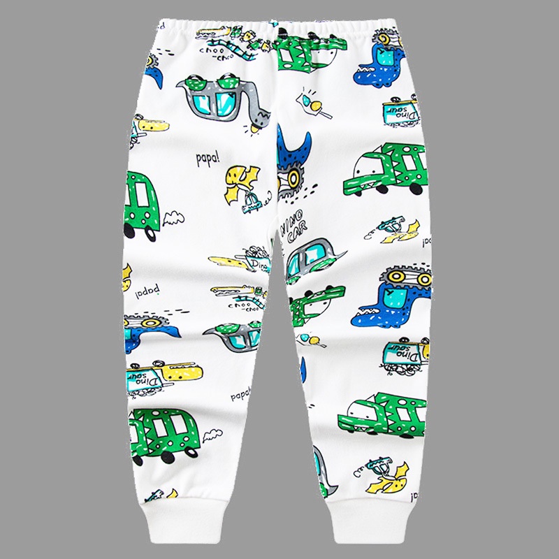 Quần Legging Cotton Dài 100-150cm Giữ Ấm Mùa Thu Đông Cho Bé Trai Và Bé Gái