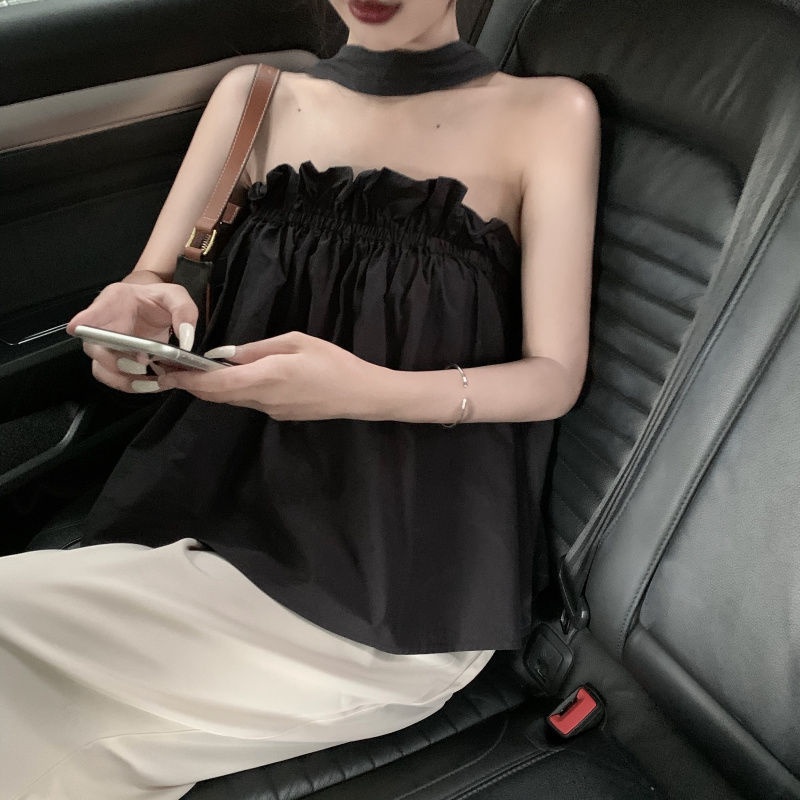 Áo hai dây dáng rộng thời trang mùa hè quyến rũ cho nữ