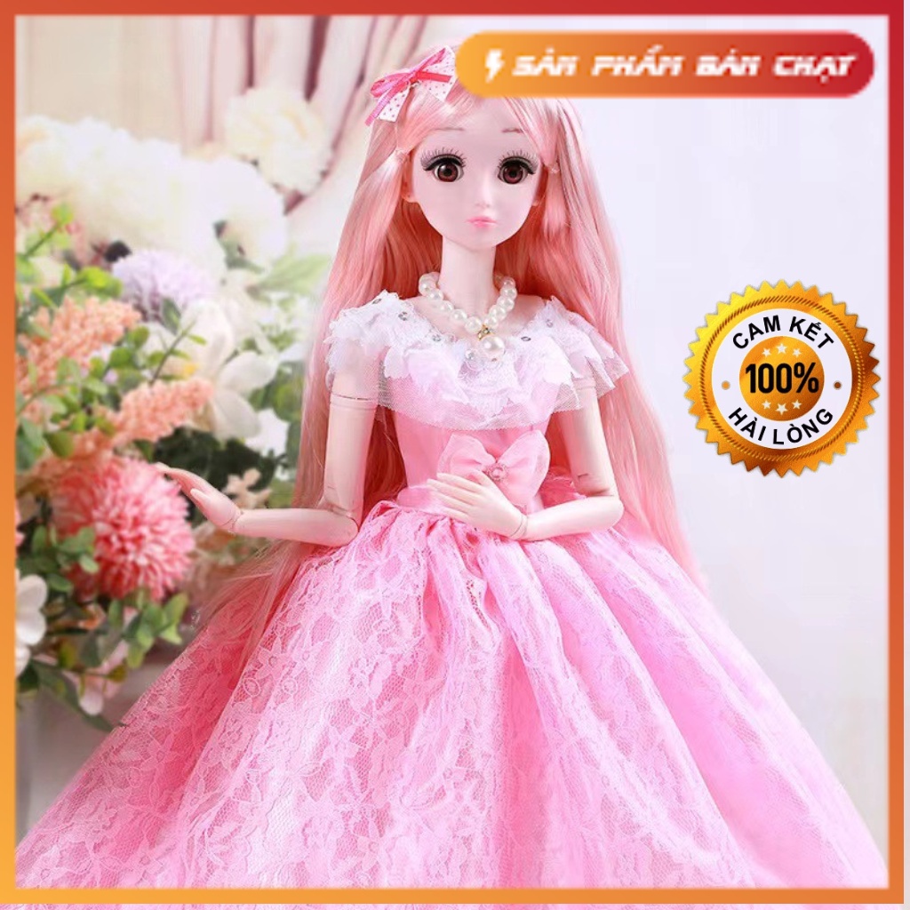 Mua Đồ Chơi Búp Bê Cao Cấp ,Búp Bê Barbie Mắt 3D Với Size Khủng 60cm