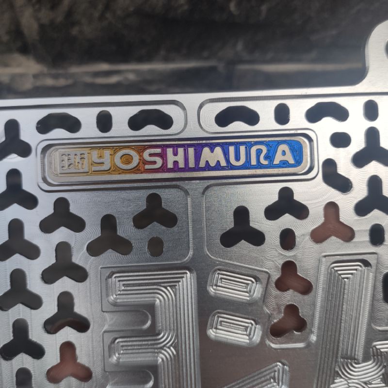 Che Két Nước EXCITER 150-135 Nhôm CNC Tem Titan Yoshimura