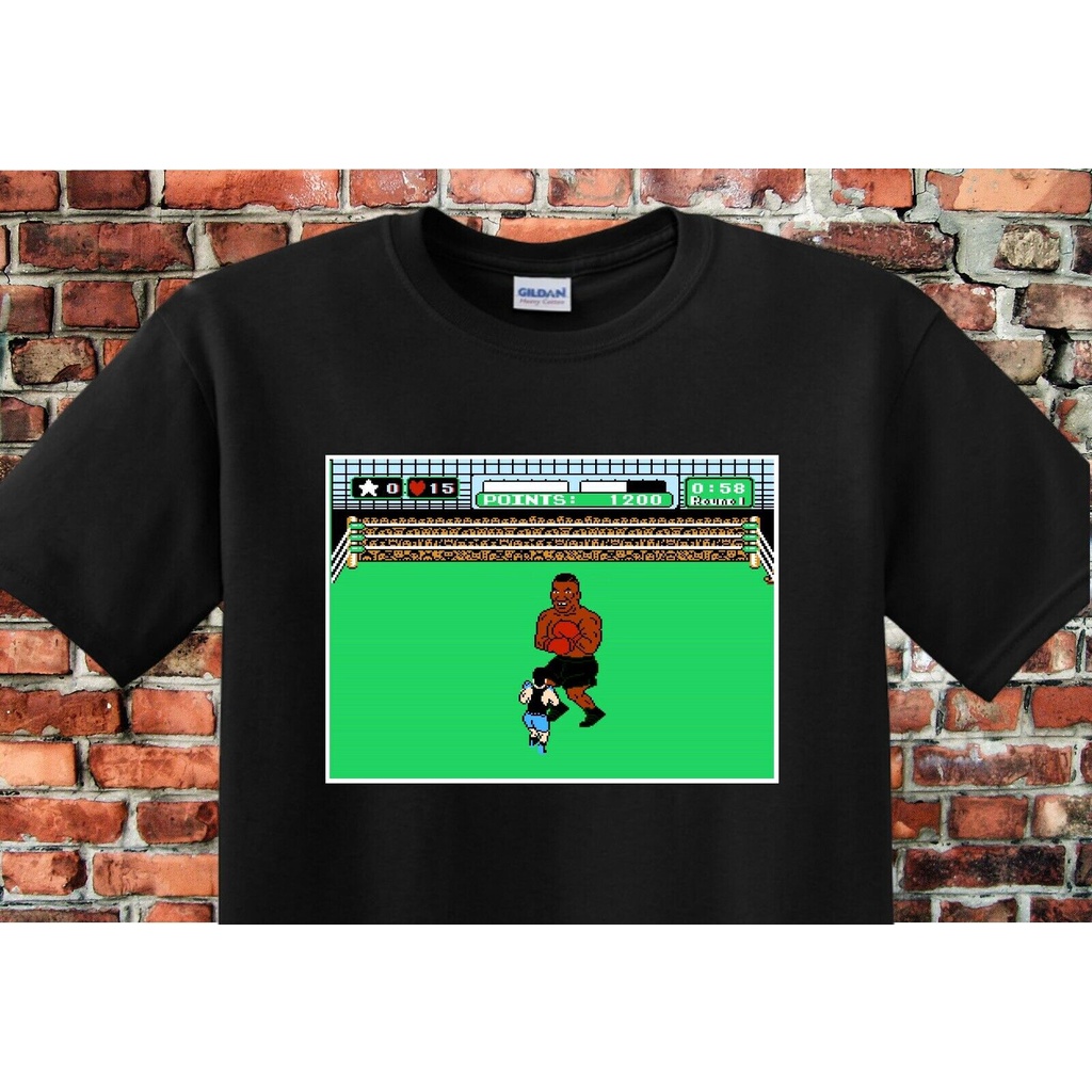 Mike Tyson Punch Out Little Mac Boxing In Hình Tùy Chỉnh Tee