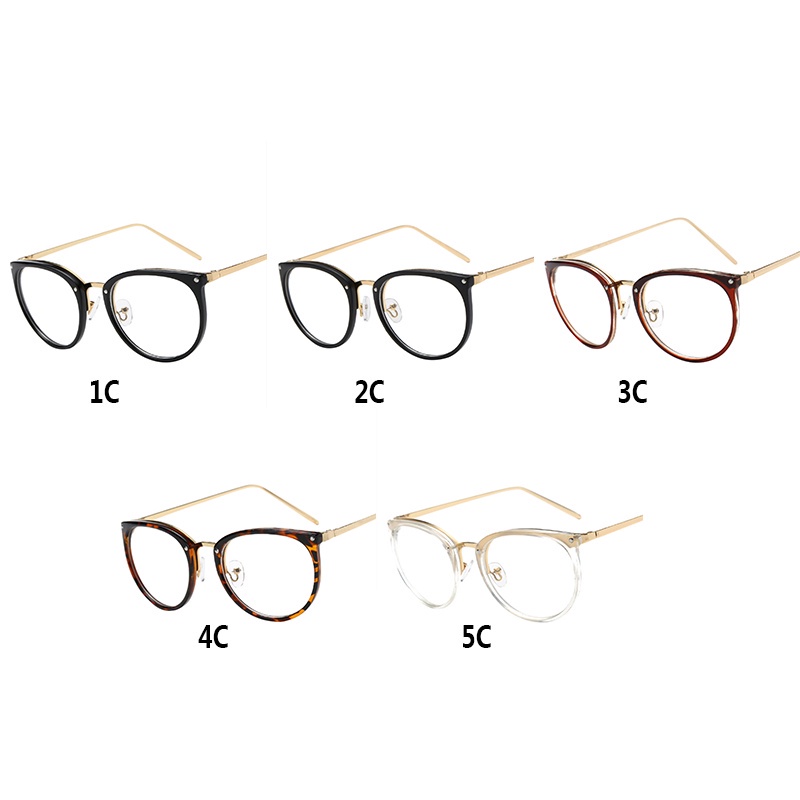 Mắt Kính Gọng Tròng Phẳng Cận Thị Hợp Thời Trang Cho Nam Và Nữ