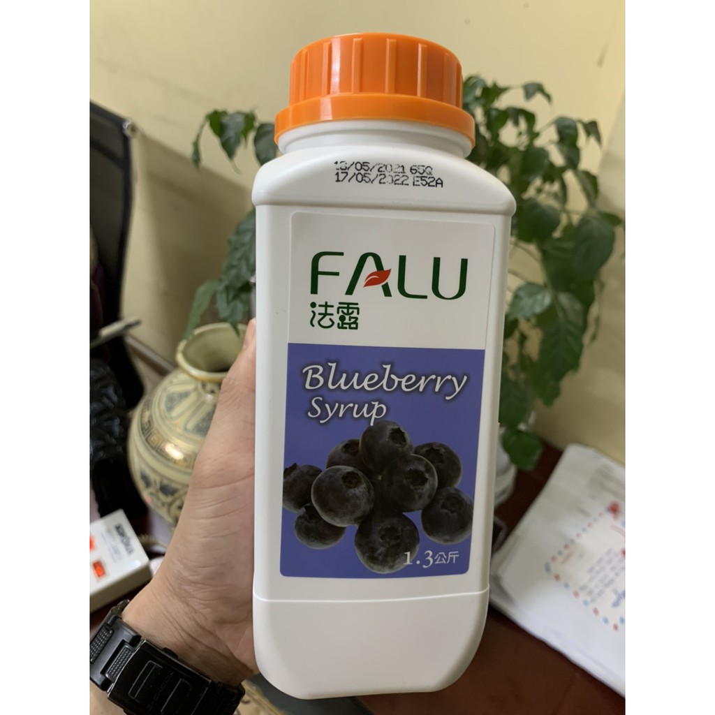 Siro Falu Việt Quất Chai 1.3kg - Pha Trà Sữa Việt Quất Chuẩn Ngon