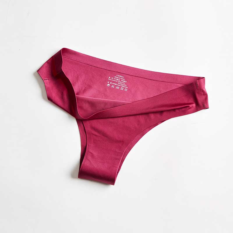 AOFEIQIKE Sports Ice Silk Thong Women Seamless Underwear Yoga Sexy G-string Light Sexy Comfortable and Elastic Fine Nylon Fabric M-3XL