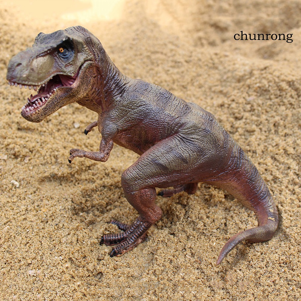 CR+Simulation PVC T-Rex Dinosaur Action Figure Model Kids Education Toy Collectible