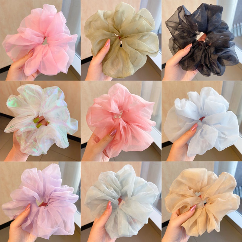 Dây Cột Tóc Vải Thun Co Giãn Thời Trang Hàn Quốc