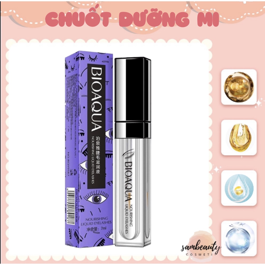 CHUỐT DƯỠNG DÀI VÀ DÀY MI NOURISHING LIQUID EYELASHES BIOAQUA SamBeauty