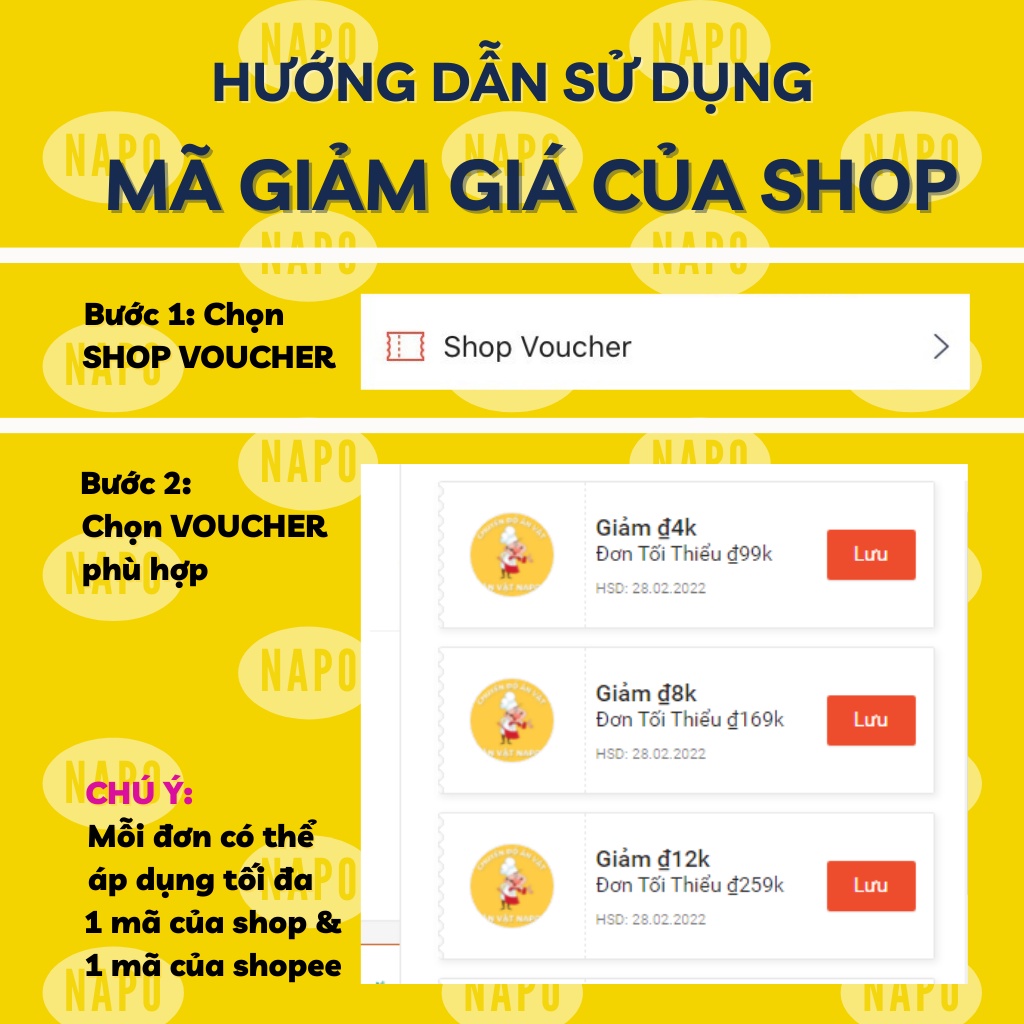 Khô gà lá chanh, khô gà cay ăn vặt NAPO hủ 300gr | BigBuy360 - bigbuy360.vn