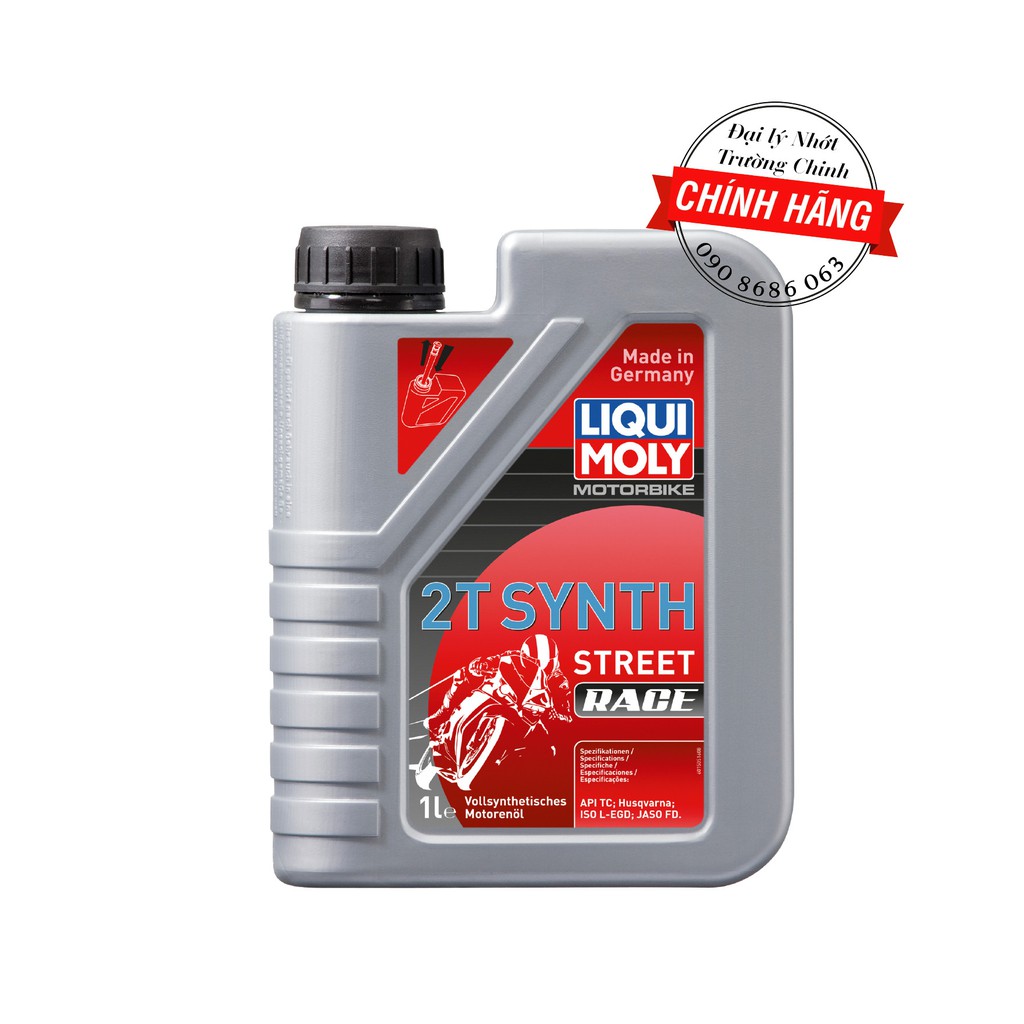 NHỚT LIQUI  MOLY 2T SYNTH STREET RACE DÀNH CHO XE 2 THÌ