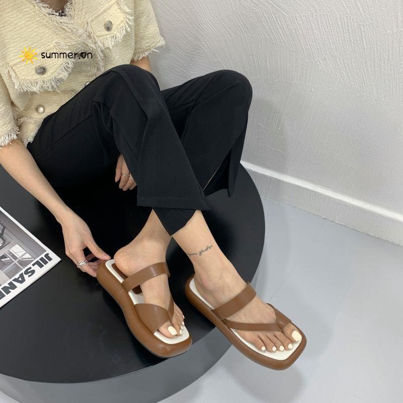 Dép Đi Biển Hở Ngón Đế Dày 202 Phong Cách Mới Dễ Phối Đồ Thời Trang Cho Nữ