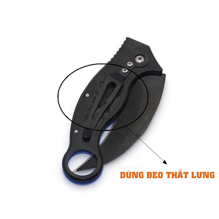 Dao Gấp Gọt Hoa Quả Karambit, Chống Gỉ Sét, Phụ kiện văn phòng phẩm, Đi Dã Ngoại Cực Tốt DP3