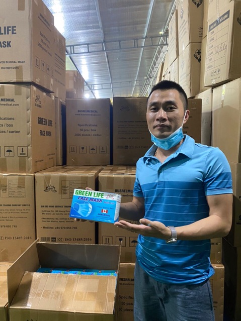 Khẩu trang Green Life hộp 50c 4 lớp