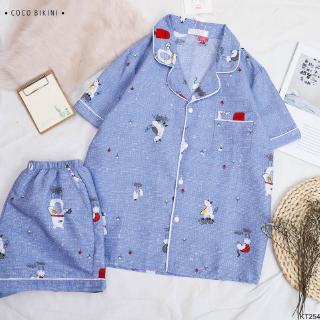 𝑪𝑶𝑪𝑶 𝑩𝑰𝑲𝑰𝑵𝑰 Bộ Đồ Ngủ - Đồ Mặc Nhà Kate Thái ( KT254 )
