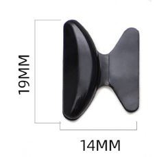 Miếng Đệm Mũi Chống Trượt Silicone, Hình Cánh B.ư.ớ.m, Phụ Kiện Kính Mắt | 1 cặp, loại dán