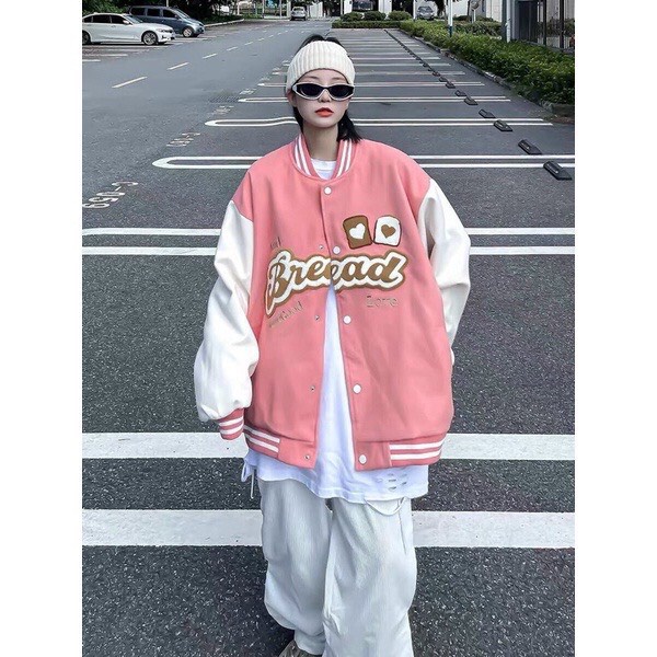 Áo khoác Bread form thụng tay bồng nam nữ unisex🌸🌸Áo thun dáng rộng cá tính phong cách đường phố 21417