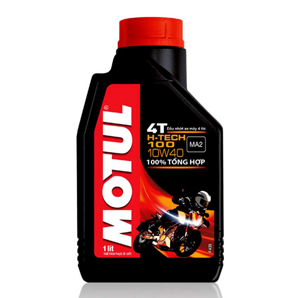 [Mã LIFEAUJUNE giảm 10% đơn 0Đ] Nhớt Motul H-Tech 100 10W40 dành cho xe số, tay côn