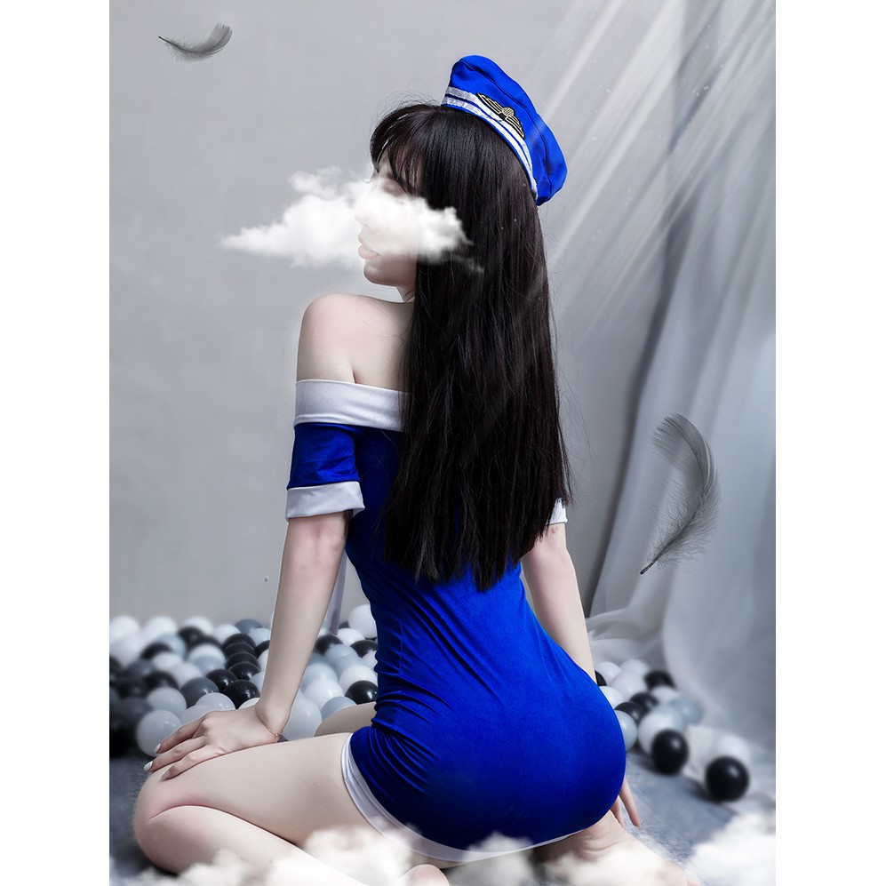 Set đồ ngủ Cosplay Tiếp Viên Hàng không TuTu Airline L375 | BigBuy360 - bigbuy360.vn