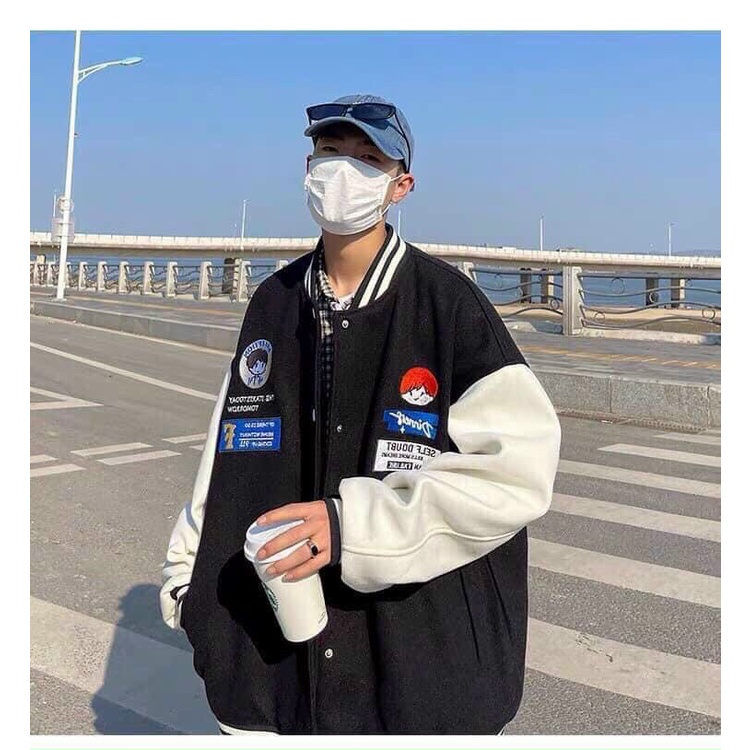 Áo khoác bomber chất Nỉ bông, mềm mịn in đẹp