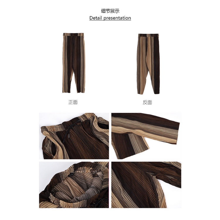 Women's Fashion Color Wide-Length High Waisted Long Pants