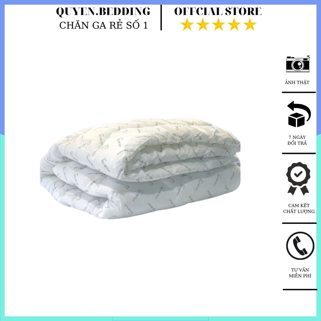 ruột chăn Eveton , lõi chăn siêu nhẹ nặng 1,5 kg chất liệu bông xuất khẩu , kích thước tiêu chuẩn 1m8 x 1m9