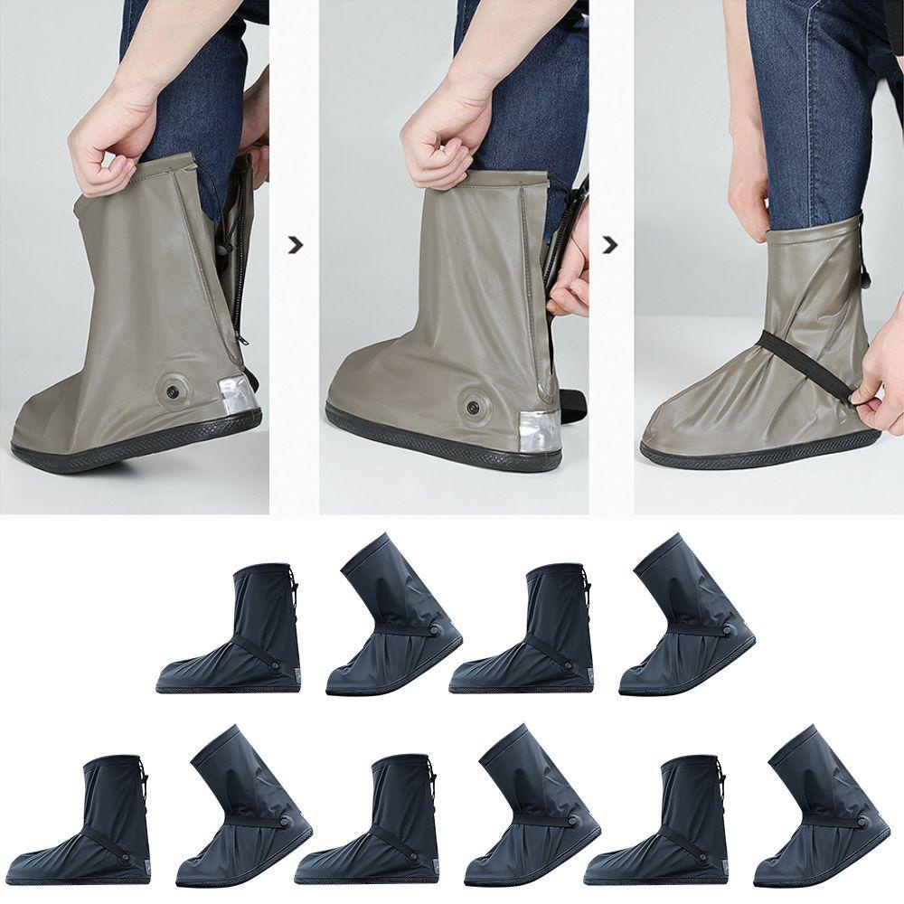 .1 Cặp Vỏ Bọc Giày Đi Mưa Chống Trượt Chống Mài Mòn Tiện Dụng Cho Xe Máy