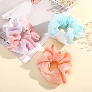 Dây Cột Tóc Màu Gradient Cỡ Lớn Phong Cách Hàn Quốc Thời Trang Cho Nữ
