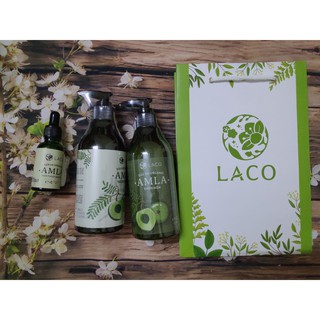 Bộ Dầu gội – Dầu xả – Serum Amla Laco chống rụng kích thích mọc tóc