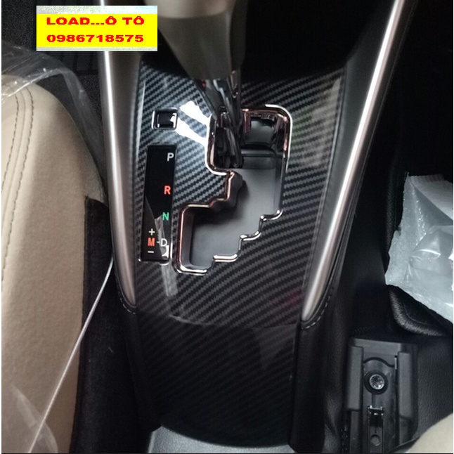 Ốp Nội Thất Xe Toyota Vios 2022-2019 Mẫu Vân Carbon Cao Cấp Bộ 5 Chi Tiết