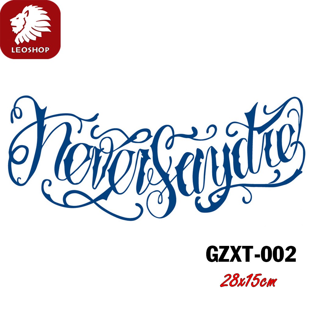 Xăm Dán Mực Henna Không Cần Khuôn LEO TATTOO (28x15cm)