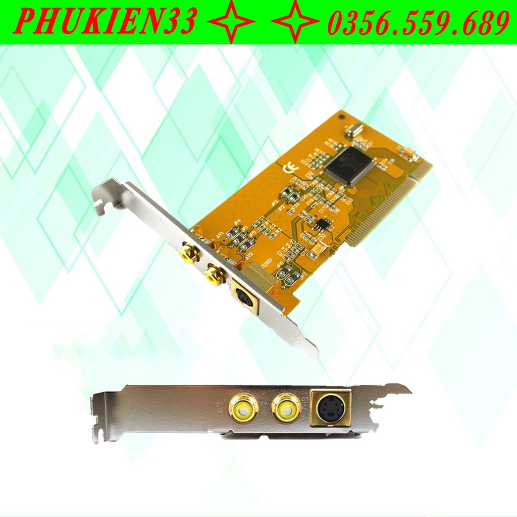 Card ghi hình AV, Svideo chuẩn PCI 878A - 12007