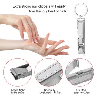 Dụng cụ bấm móng tay gắn móc khóa mini