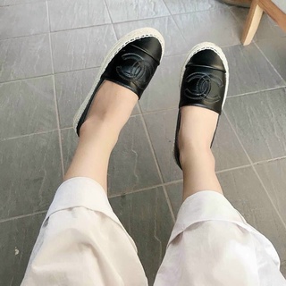 Giày nữ đế cói logo chữ x