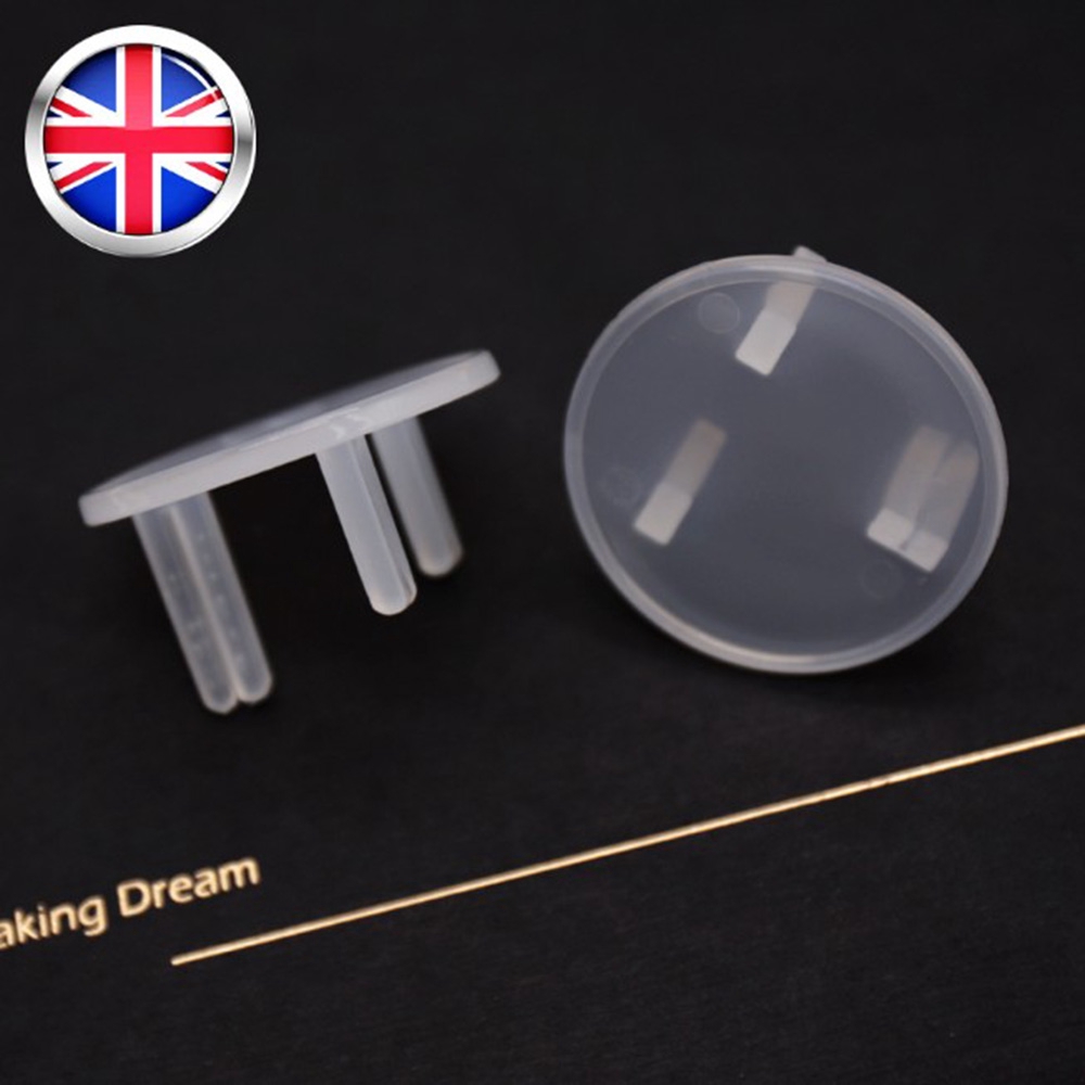 Nút nhựa bịt ổ cắm điện bảo vệ an toàn cho trẻ em thiết kế chuẩn Anh Quốc