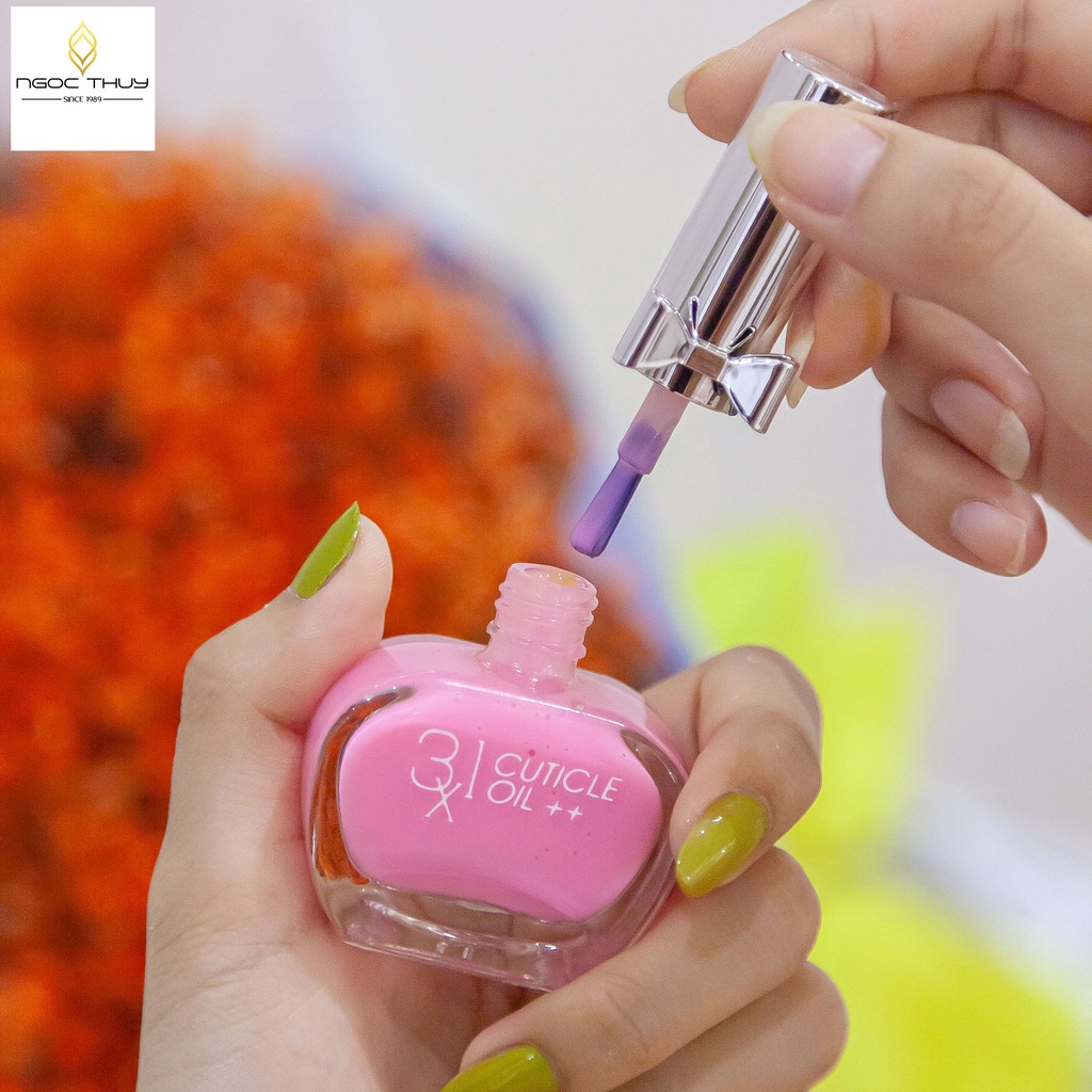 Sơn Dưỡng Móng Tay Phục Hồi Có Màu Cao Cấp Ngọc Thủy Nail 15ml