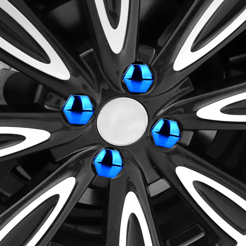 Bộ 20 Nắp Van Bánh Xe Hơi 19Mm Bằng Hợp Kim Nhôm Chống Rỉ