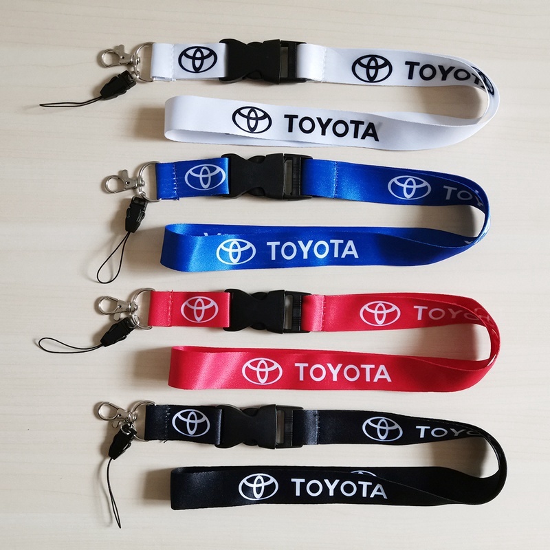 Dây Đeo Cổ Giữ Thẻ ID / Điện Thoại Có Thể Tháo Rời In Logo Xe Hơi Toyota