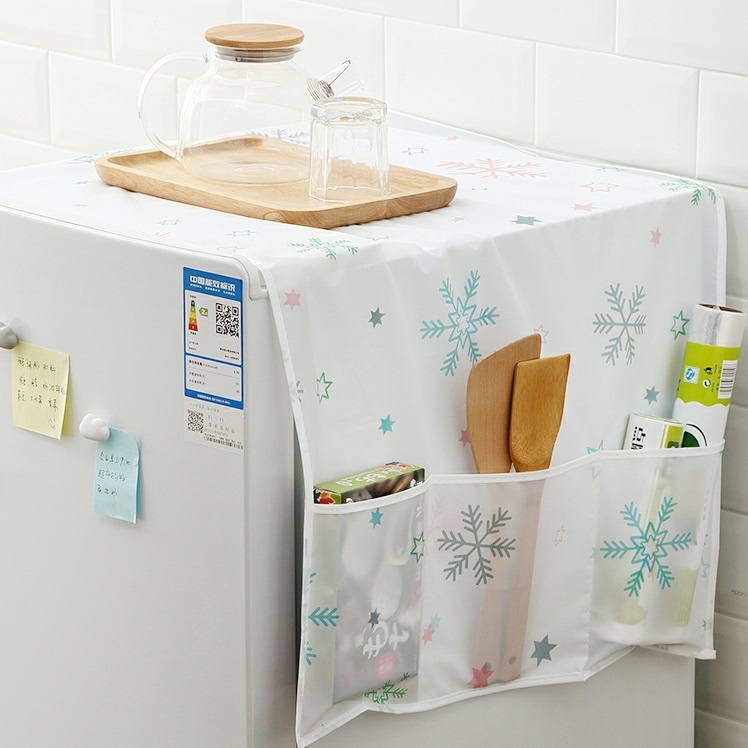 Tấm phủ tủ lạnh, máy giặt chống bụi bẩn tiện lợi