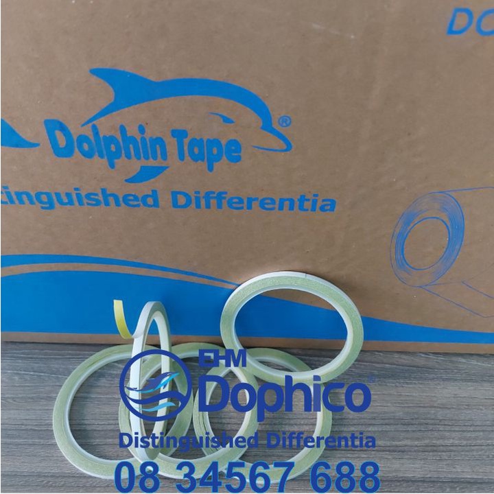 Băng dính 2 mặt vàng thêu bản rộng 5mm – Dùng trong công tác VPP, dán hồ sơ, bao thư, bưu thiếp, hộp quà tặng..