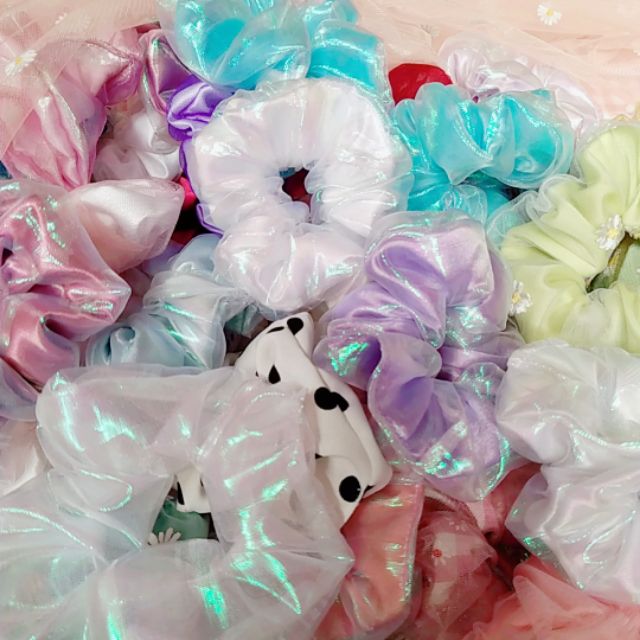 Combo 30 cột tóc scrunchies
