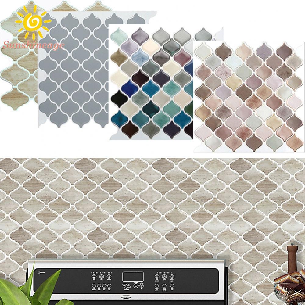 PET Paper Wall Sticker Bathroom Mosaic Tile Sticker Tile Wall Stickers