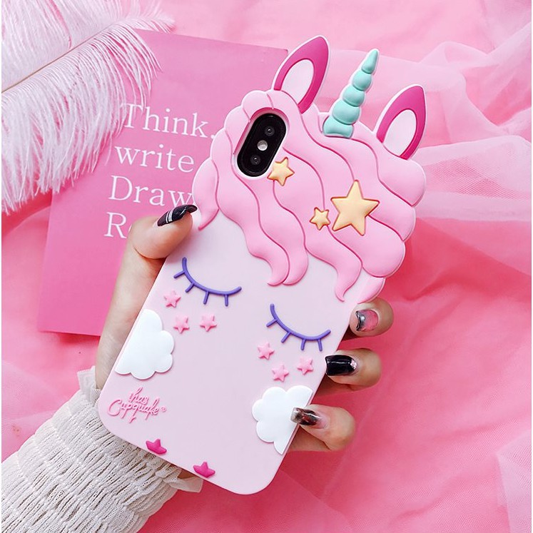 YSW Samsung A30S A50S A50 A30 A20 A6 A6+ A8 2018 J5 J7 2015 Pnik Unicorn Cartoon Sillicon Mobile Phone Cases | BigBuy360 - bigbuy360.vn