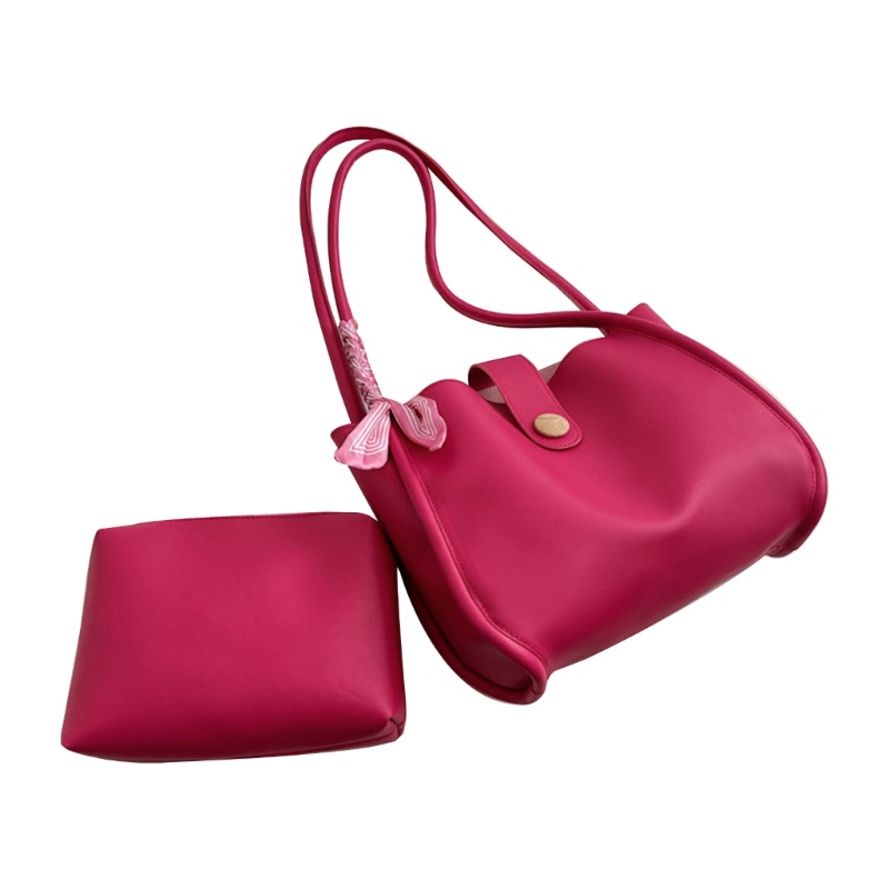 Bộ 2 Sản Phẩm Túi Đeo Vai Và Ví Da PU Thời Trang Cho Nữ