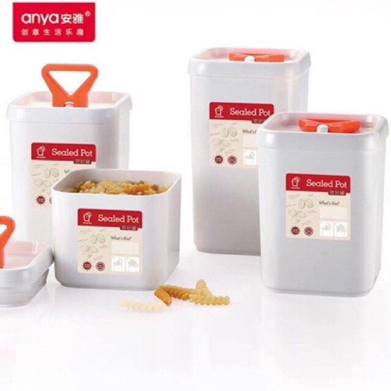 Hộp đựng đường, sữa có doăng cao su siêu kín